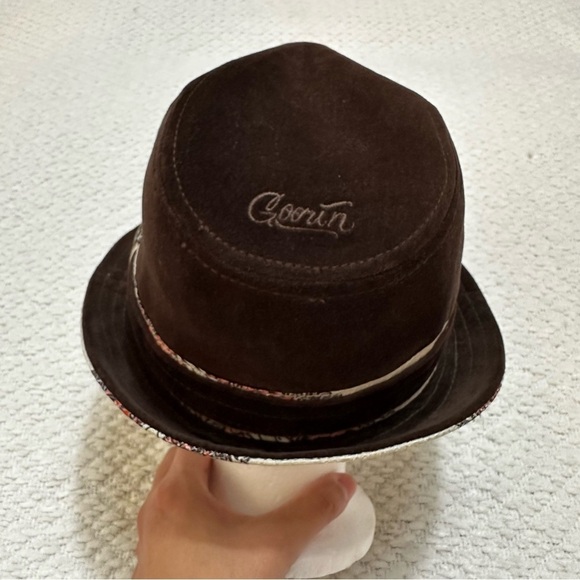 Goorin Bros Brown Velvet Fedora Hat Size Medium main image 5